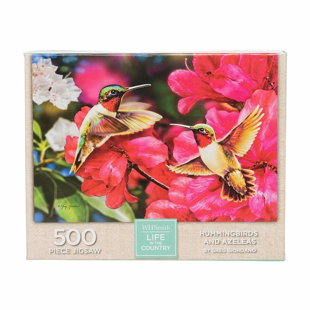 WHSmith Hummingbirds and Azeleas 500 Piece Jigsaw Puzzle