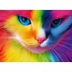 XXL Pieces - Colorful Cat