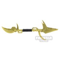Product shot BrickRaiders Elven Double Bladed Polearm