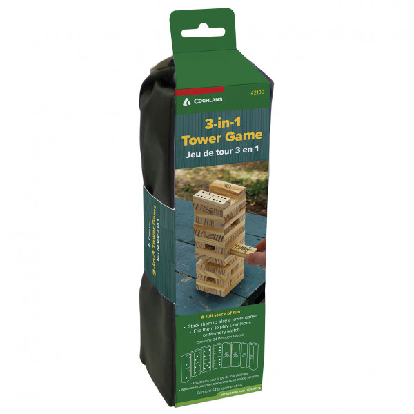 Coghlans - 3 in 1 Tower Game Collection wood