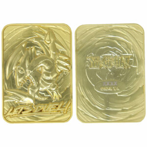 Fanattik: Yu-Gi-Oh! Limited Edition 24K Gold Plated Collectible - Blue Eyes Toon Dragon