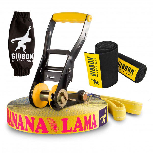 Gibbon Slacklines - Bananalama Treewear Set - Slacklining size 15 m