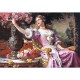 Jigsaw Puzzle - 3000 Pieces - Czachorski : Lady in a Purple Dress with Flowers