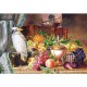 Jigsaw Puzzle - 3000 Pieces - Josef Schuster : Still Life With Fruit and a Cockatoo