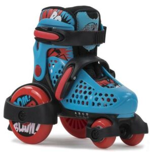 SFR Stomper Adjustable Quad Skates - Kids - Blue