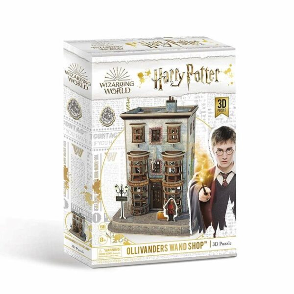 University Games Harry Potter Diagon Alley Olivanders 3D Jigsaw Puzzle