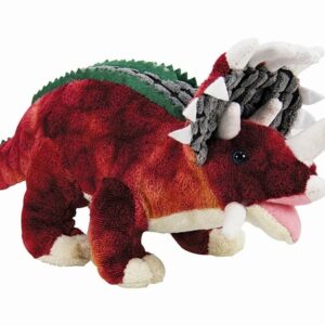 Brown Triceratops Dinosaur Soft Toy