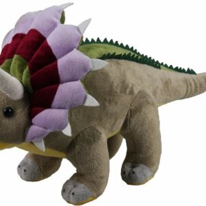 Green Triceratops Dinosaur Soft Toy