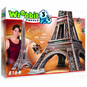 Wrebbit Eiffel Tower 3D Puzzle (816 Pieces)