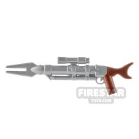 Product shot BigKidBrix Gun Mandalorian V2 Rifle Blaster Overmolded