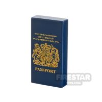 Product shot Custom Printed Tile 1x2 British Passport