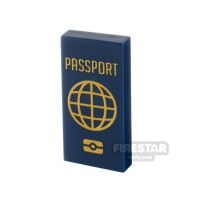 Product shot Custom Printed Tile 1x2 Passport