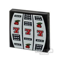Product shot Custom Printed Tile 2x2 Slot Machine