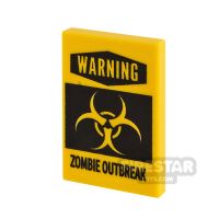 Product shot Custom Printed Tile 2x3 Zombie Outbreak