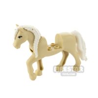 Product shot LEGO Animal Minifigure Horse with Braided Mane