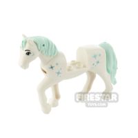 Product shot LEGO Animal Minifigure Horse with Moulded Tail and Mane Sparkles