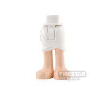 Product shot LEGO Elves Mini Figure Legs - White Skirt