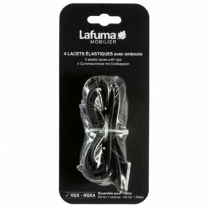 Lafuma Mobilier - Elastic Laces with Endings - Camping furniture accessories noir