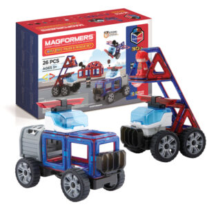 Magformers Amazing Police And Rescue Set (26 Pieces)