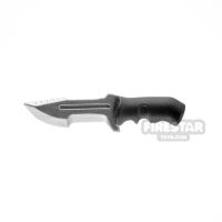 Product shot Minifigure Weapon Survival Knife Part Serrated