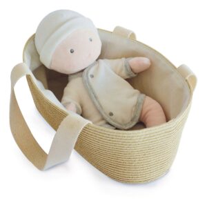 My First Baby Doll with Moses Basket - 28cm