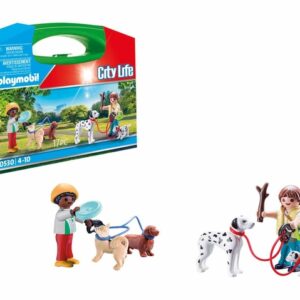 PLAYMOBIL 70530 City Life Puppy Playtime Small Carry Case