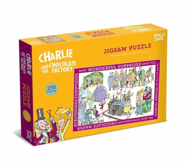University Games Roald Dahl 250 Piece Charlie and the Choc Factory Jigsaw Puzzle