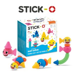BABY SHARK Stick-O Family Set