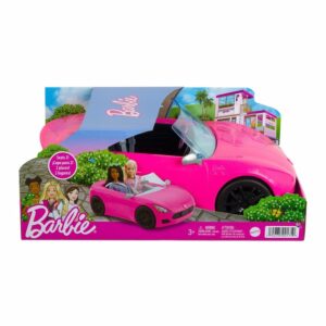 Barbie Pink Convertible Toy Car