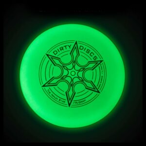 Dirty Disc Ninja Star Glow Frisbee - Professional Disc