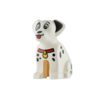 Product shot LEGO Animal Minifigure Dog Dalmatian Puppy Sitting