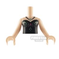Product shot LEGO Mini Doll Torso Strapless Top with Pendant Necklace
