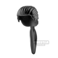 Product shot Minifigure Hair Pulled Back Ponytail with Braid