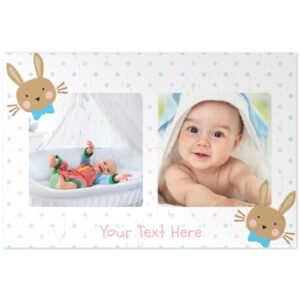 Personalised Jigsaw | Dotted Bunny | 266 Pieces | Photo Jigsaw | Make Your Own Jigsaw | Easy To Create | Photo Gift | ASDA photo