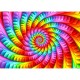 Psychedelic Rainbow Spiral