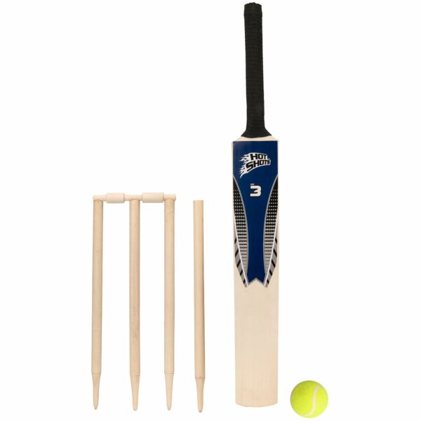 Wooden Size 3 Junior Cricket Bat Set