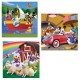 Jigsaw Puzzles - 49 Pieces each - 3 in 1 - Everybody loves Mickey