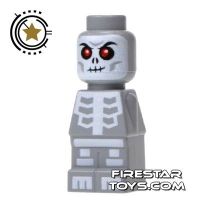 Product shot LEGO Games Microfig - Ninjago Skeleton - Light Gray