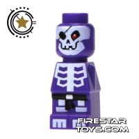 Product shot LEGO Games Microfig - Ninjago Skeleton - Purple