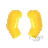 Product shot LEGO Mini Figure Arms - Pair - Yellow