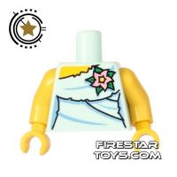 Product shot LEGO Mini Figure Torso - Fairy Dress