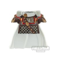 Product shot Minifigure Armour Alexander The Great Magnetic Cuirass and Cape