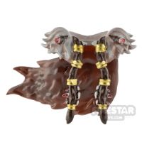 Product shot Minifigure Molded Cape with Fur Collar and Braids