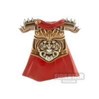 Product shot Minifigure Molded Perseus Cuirass and Cape