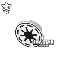 Product shot Printed Round Tile 2x2 - Star Wars Republic