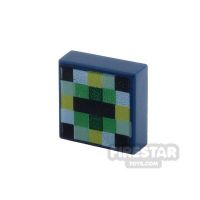 Product shot Printed Tile 1x1 - Minecraft - Eye of Ender