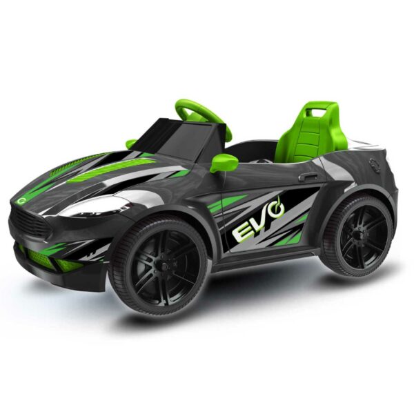 EVO 6V Electric Ride On Venom Car Green & Black