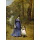 Jean-Baptiste-Camille Corot: Madame Stumpf and Her Daughter
