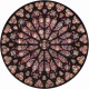Jigsaw Puzzle - 80 Pieces - Art - Wooden - Notre Dame Rosace