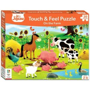 Junior Jigsaw Touch and Feel 20 Piece Jigsaw Puzzle: On the Farm